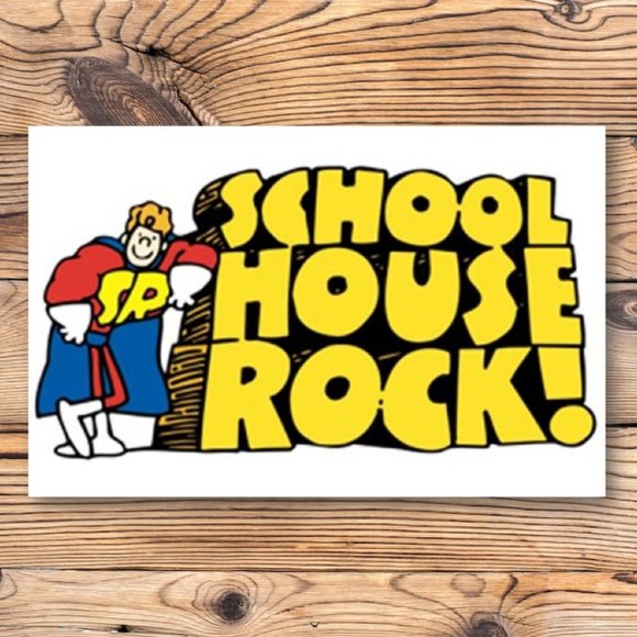 School‎ House Rock Retro Nostalgic Refrigerator Locker Fridge Magnet - Picture 1 of 2